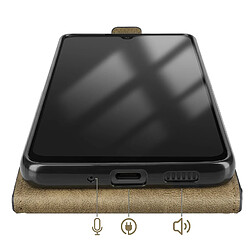 Acheter Avizar Étui à Clapet Vertical Magnétique pour Galaxy A33 5G avec Porte-carte Intégré Noir