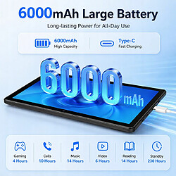 Avis byxsb Tablette Android 16 10,1", 34 Go RAM, 128 Go ROM, Processeur Octa-Core