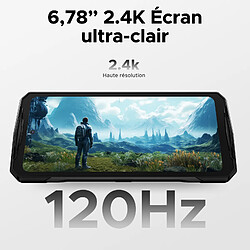 DOOGEE V40 Pro Argent 5G Smartphone ,48Go/512Go,6.78" FHD+120Hz,Android 14, 8680mAh, 200MP pas cher