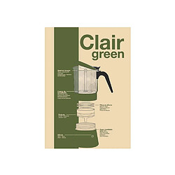 Avis INOXIBAR Cafetière italienne à induction - 6 tasses - 240 ml - Vert clair