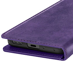 Avizar Étui Portefeuille pour Oppo Reno 14 / 14F / 14 FS avec Dragonne Violet foncé pas cher