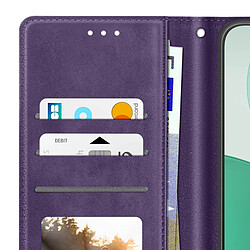 Acheter Avizar Étui Portefeuille pour Oppo Reno 14 / 14F / 14 FS avec Dragonne Violet foncé