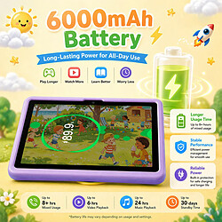Acheter byxsb Tablette Enfant Android 16 10,1", 24 Go RAM, 128 Go ROM, Wi-Fi 6