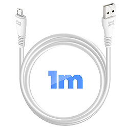 Bluestar Blue Star Câble Micro-USB vers USB-A 2A en Nylon Tressé 1.2m Noir pas cher