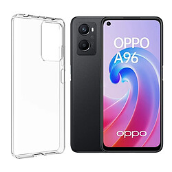 Visiodirect Coque Silicone pour Oppo A96 4G Coque souple transparente - Protection intégrale - Compatible Oppo A96 4G