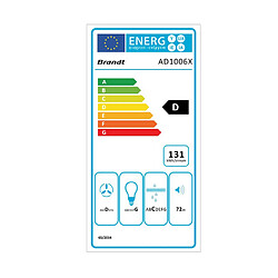 Avis Brandt AD1006X - Inox