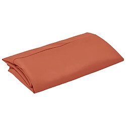 Avis VIDAXL Tissu de remplacement 300 cm - Terre cuite