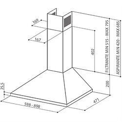 Faber Valia 900 - Inox