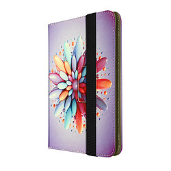 Avizar Étui tablette 10 pouces - Motif fleurs