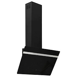 vidaXL Hotte murale 60 cm - Noir