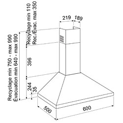 Glem GHP645BK - Noir