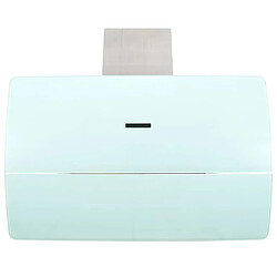 vidaXL Hotte murale Acier inoxydable 756 m³ / h 90 cm Blanc