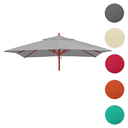 Mendler Parasol carré - Gris clair