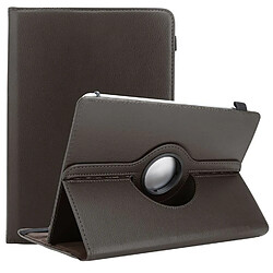 Cadorabo Lenovo Tab 4 10 PLUS - Brun Étui 360° - Fonction stand - Rotation ajustable - Design pratique