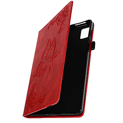 Avizar Étui Realme Pad Mini Papillon - Rouge