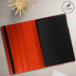 Avizar Étui rotatif Samsung Tab S7 FE - Rouge pas cher