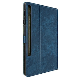 Avizar Étui Galaxy Tab S9 Plus Portefeuille - Bleu
