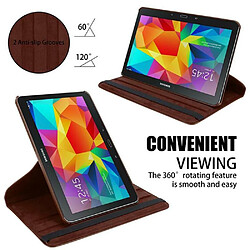 Cadorabo Coque Galaxy Tab 4 (10.1") - Marron pas cher
