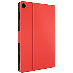 Avizar Étui pour Lenovo Tab M10 Gen 3 Portefeuille Support vidéo Mise en veille Rouge