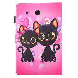 Avis Wewoo Housse Étui Samsung Galaxy Tab E 9.6 - Cat Couple