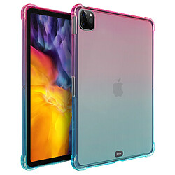Avizar iPad Pro 11/Air Coque Bumper Bleu/Rose