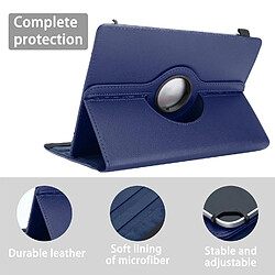 Acheter Cadorabo Coque 7" Tablets - Étui rotatif - Bleu foncé