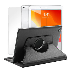 Etui rotatif noir iPad 7 10.2 2019 Visiodirect
