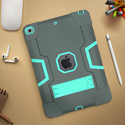 Avizar Coque iPad 9/8/7 - Gris Turquoise pas cher