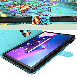 Avis Avizar Étui pour Lenovo Tab M10 Gen 3, Portefeuille avec Clapet Magnétique, Papillon Multicolore