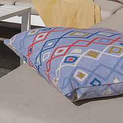 Mevak Living Housse Abba - Bleu 45x45cm