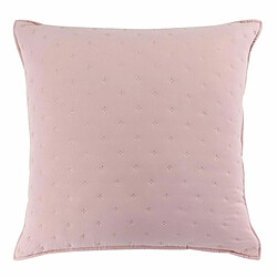 Paris Prix Housse de Coussin Mellow Rose & Blanc