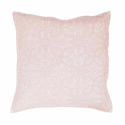 Paris Prix Housse de Coussin Florette - Rose - 60x60CM