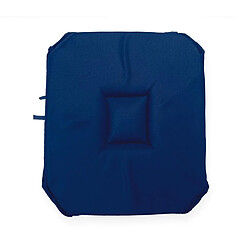 Soleil d'Ocre Galette de Chaise 4 Coins - Bleu Marine - 40x40 CM