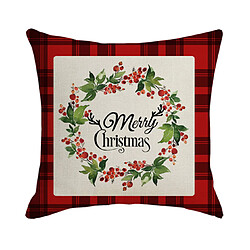 P35 Taie d'oreiller Santa Claus (4pcs) 45x45cm pas cher