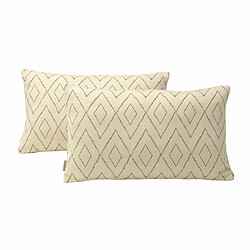 Alexandra House Living Housse de coussin Beige