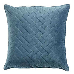 Paris Prix Housse de Coussin Bellanda - Bleu 40x40CM