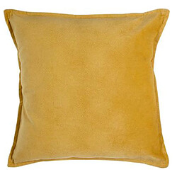 Pegane - Lot de 6 coussins en polyester coloris ocre