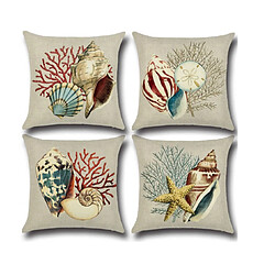 Housse de coussin - Motif océanique