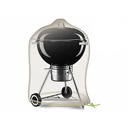 Jardiline Cover One Housse de barbecue rond - Polyéthylène - Imperméable - Anti-UV - Gris - Ø70 x 80 cm