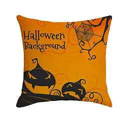 Avis P27 Halloween Taie d'Oreiller Peluche 45x45 cm