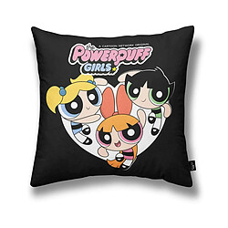 Powerpuff Girls Housse de coussin - Noir 45x45CM