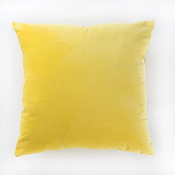 Taie d'oreiller velours Wewoo - Jaune vif