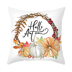 Motif de citrouille Taie d'oreiller