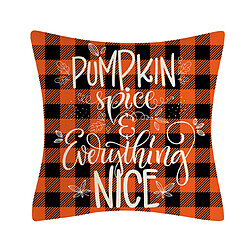 Lot de 4 taies d'oreiller Thanksgiving - 45x45cm pas cher