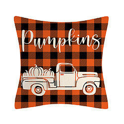 Lot de 4 taies d'oreiller Thanksgiving - 45x45cm