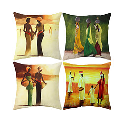 P15 Life Nordic - Lot de 4 taies d'oreiller