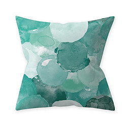 Taie d'oreiller décoration bleu sarcelle pas cher