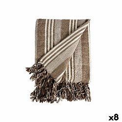 Gift Decor Foulard Multi-usages Blanc Beige 235 x 205 cm