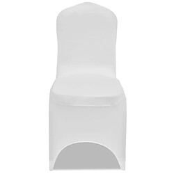 vidaXL Housse Chaise - Blanche