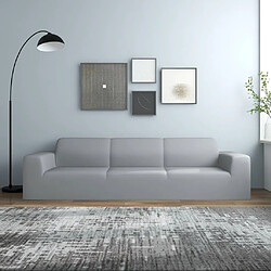 vidaXL Housse de canapé extensible - Gris